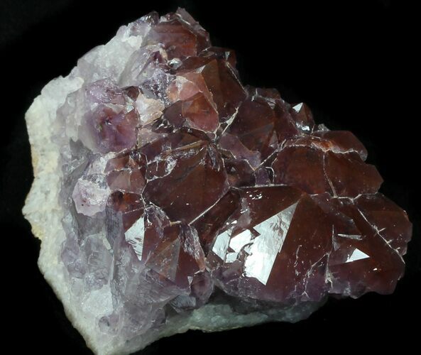 Thunder Bay Amethyst Cluster With Hematite #34012